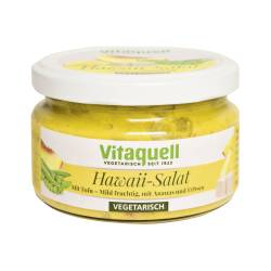 Salata hawaiiana cu tofu, ananas, piersici si mazare, 200 g, Vitaquell