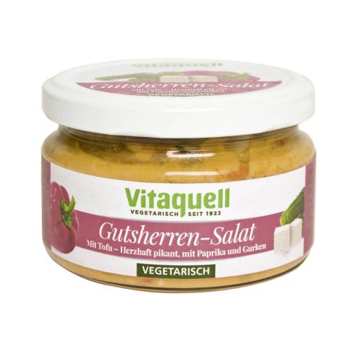 Salata boiereasca cu tofu, ardei si castraveti, 200 g. Vitaquell