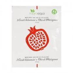 Masca faciala cu 3 acizi hialuronici si ulei de rodie, eco-bio, 12 ml, Naturaequa