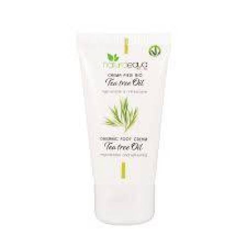 Crema pentru picioare cu Tea Tree, regeneranta si revigoranta, 50 ml, Naturaequa