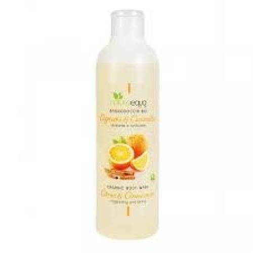 Gel de dus citrice si scortisoara, eco-bio, 250 ml, Naturaequa