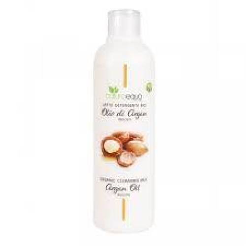 Lapte demachiant cu ulei de argan, eco-bio, 250 ml, Naturaequa