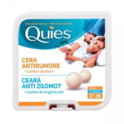 Dopuri de ceara pentru urechi, 8 perechi, Quies