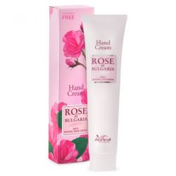 Roze Crema de maini cu trandafiri - 75 ml - Biofresh