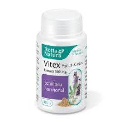 Vitex Agnus Castus, 300 mg, 30 capsule, Rotta Natura