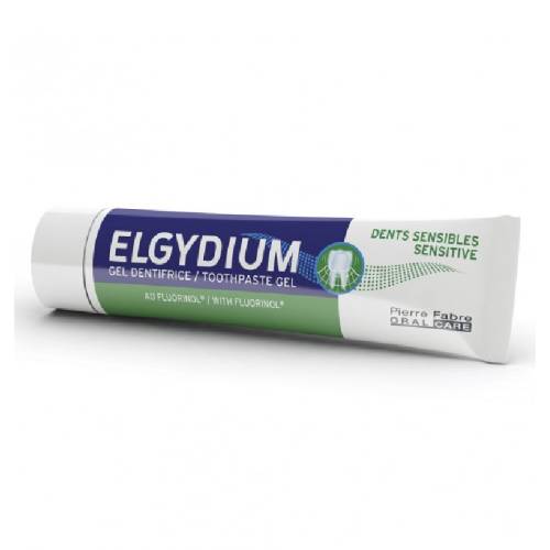Pasta de dinti gel pentru dinti sensibili cu fluorinol, 75 ml, Elgydium
