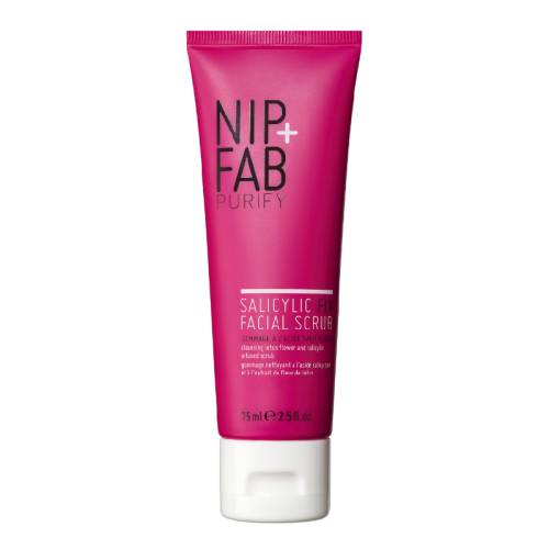 Scrub facial cu Acid Salicilic, 75 ml, NIP+FAB