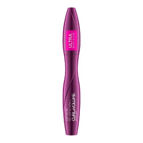 Mascara Curl &Volume Glam&Doll, 010 Black, 10 ml, Catrice