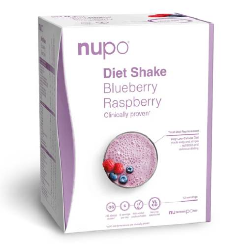Shake afine si zmeura, 12 portii, Dieta Nupo