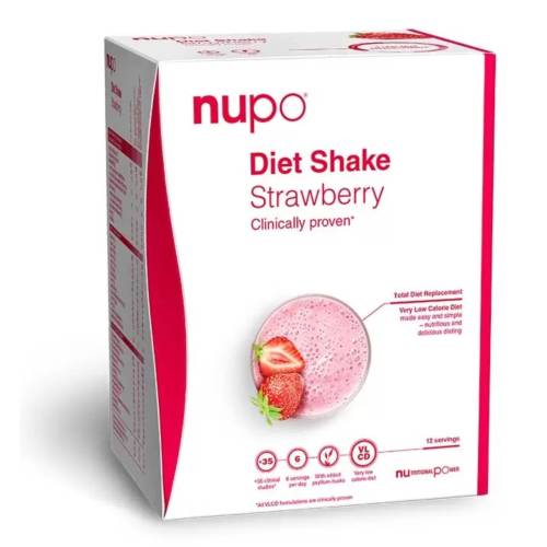 Shake Capsuni, 12 portii, Dieta Nupo