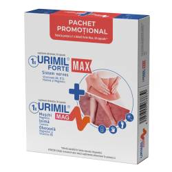 Urimil Forte Max, 30capsule + Urimil Mag, 30 capsule, Naturpharma