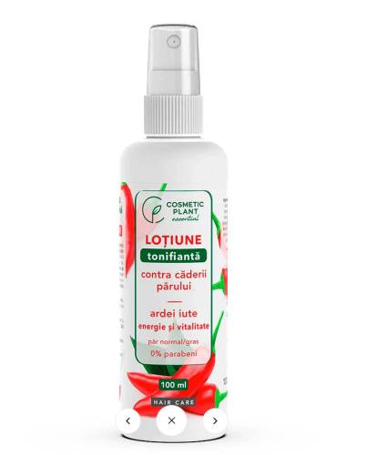 Cosmetic Plant Lotiune tonifianta contra caderii parului cu ardei iute 100 ml