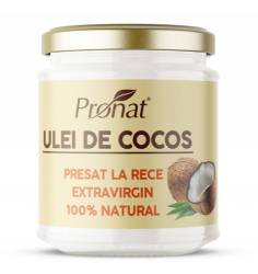 Ulei de cocos extravirgin presat la rece, 200 ml, Pronat