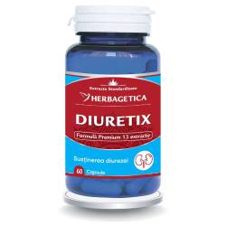 DIURETIX - diuretic, reduce edemele, 60 capsule, Herbagetica