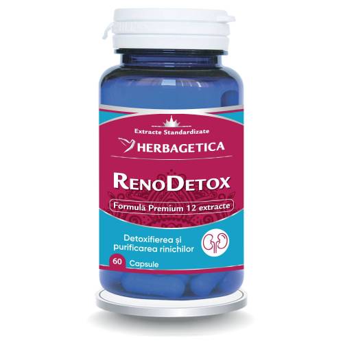 RENODETOX, detoxfiant renal, 60 capsule, Herbagetica