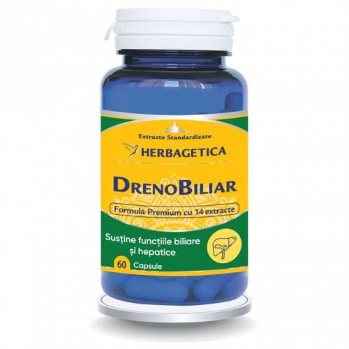 DRENOBILIAR, 60 capsule, Herbagetica