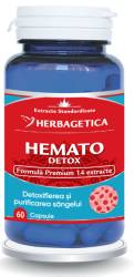 HEMATODETOX - detoxifierea sangelui, 60 capsule, Herbagetica