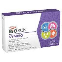 Biosun Symbio, contribuie la mentinerea unui tranzit intestinal normal, 15 capsule, Sun Wave Pharma