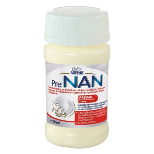 Lapte lichid Nestle PreNAN Stage 1, 90ml, pentru prematuri