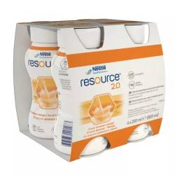 Resource 2.0 Ananas si Mango, Fara Gluten, 4x200ml, Nestle