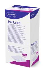Sterilux ES – Comprese sterile din tifon, 5 x 5 cm, 8 straturi, 25 plicuri – Hartmann
