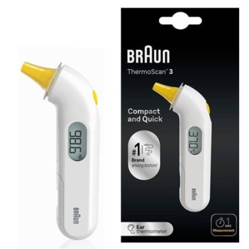 Termometru auricular copii Braun ThermoScan 3 IRT3030 cu indicator febra