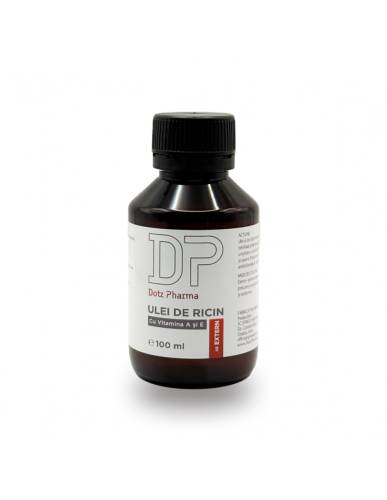 Ulei de ricin cu vitamina A si E, 100 ml, Dotz Pharma