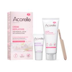 Crema depilatoare naturala pentru fata si zone sensibile 75ml ACORELLE