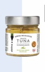Ton alb Alalunga picant in ulei masline extravirgin, 212 g, Alelma