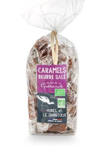 Caramele cu sare de mare, eco-bio, 180 g, Morel et Le Chantoux