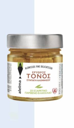 File de ton Blue Fin in ulei de masline extravirgin, 212 g, Alelma