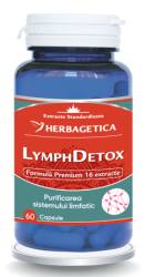 LYMPH DETOX - detoxifiere limfatica, 60 capsule, Herbagetica