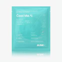 Masca tip servetel cu acid hialuronic, 5 tipuri de peptide si lactobacillus fermented, Cool Me, 25 ml, AIMX