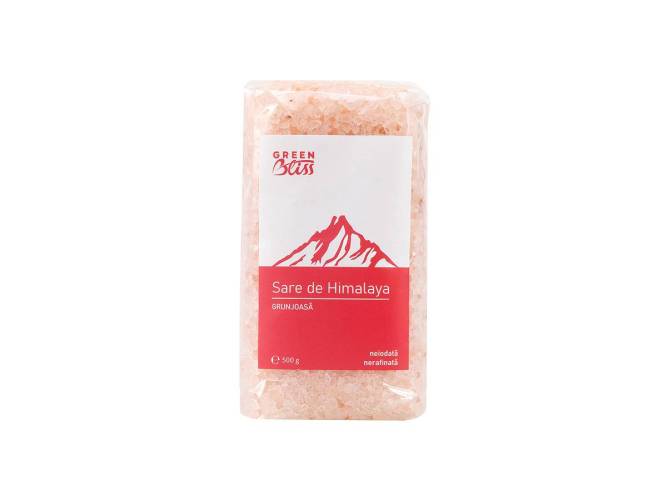 Sare de Himalaya grunjoasa, 500 g, Green Bliss