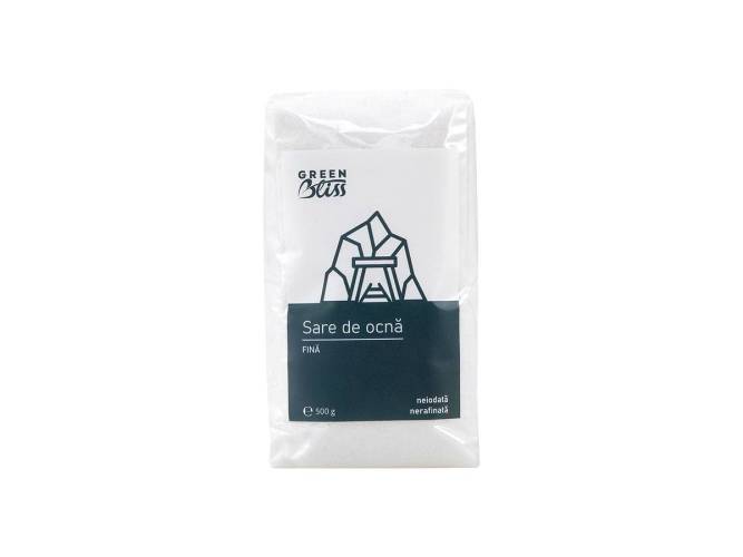 Sare de ocna fina, 500 g, Green Bliss