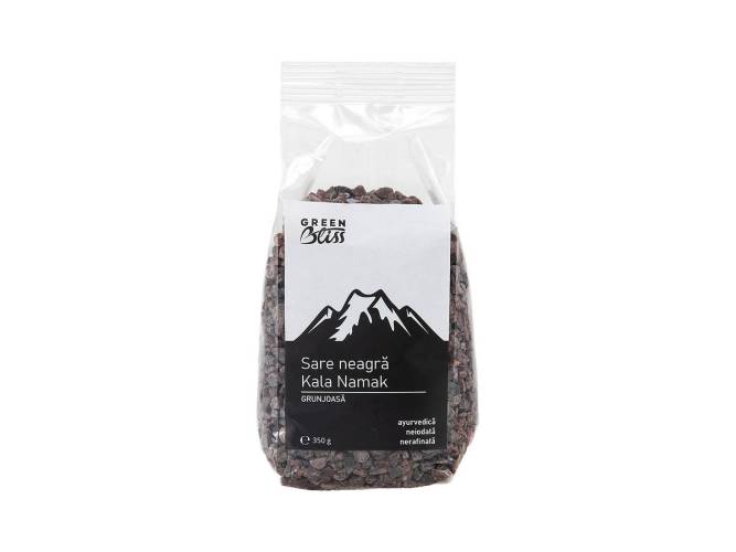 Sare neagra Kala Namak grunjoasa, 350 g, Green Bliss