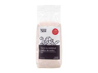 Sare cu continut redus de sodiu, fina, 500 g, Green Bliss
