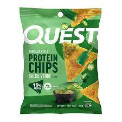 Quest Tortilla Style Protein Chips, Cu Aroma De Salsa, 19 g, Gnc
