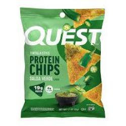 Quest Tortilla Style Protein Chips, Cu Aroma De Salsa, 19 g, Gnc