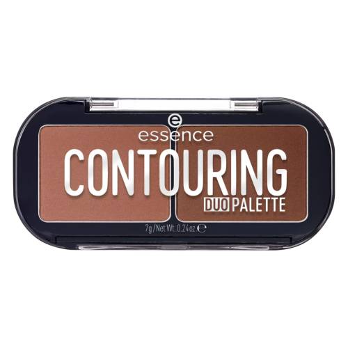 Paleta pentru conturarea fetei Darker Skin 10 Contouring Duo Pallette, 7g, Essence