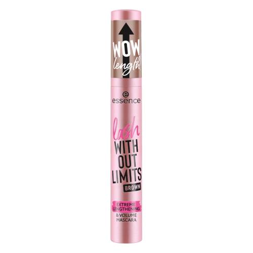Mascara Extreme Lengthening&Volume Without Limits, 02 Brown, 13 ml, Essence