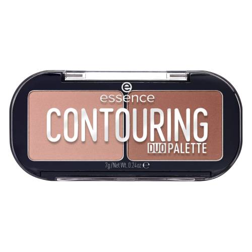 Paleta pentru conturarea fetei Lighter Skin 10 Contouring Duo Pallette, 7g, Essence