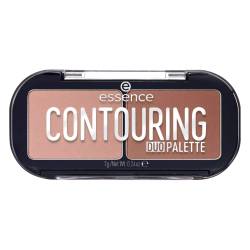 Paleta pentru conturarea fetei Lighter Skin 10 Contouring Duo Pallette, 7g, Essence