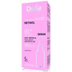 Ser antirid cu retinol pentru fata & decolteu, 30ml, Delia Cosmetics