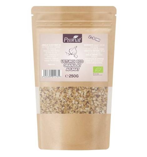 Usturoi granulat, afumat, eco-bio, 250 g, Pronat