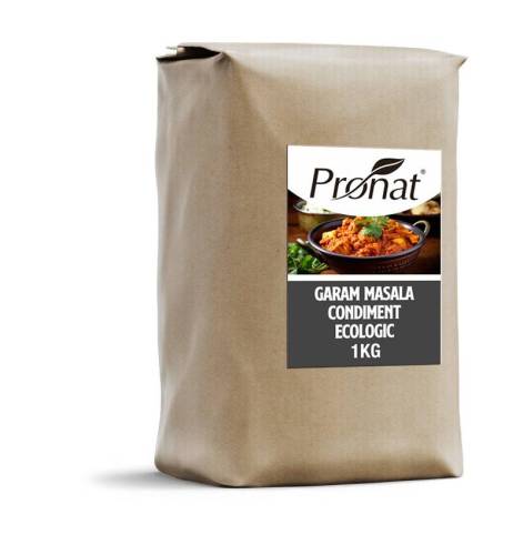 Garam Masala condiment, eco-bio, 1 kg, Pronat