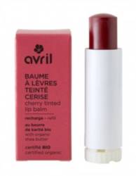 Balsam de buze colorat Cerise, rosu cireasa, 4.8 g, Avril