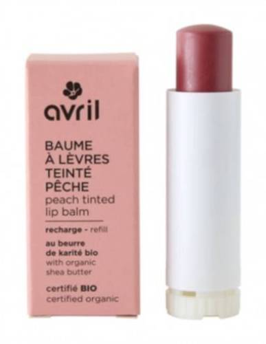 Balsam de buze colorat roz piersica Peach, 4.8 g, Avril