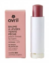 Balsam de buze colorat roz piersica Peach, 4.8 g, Avril