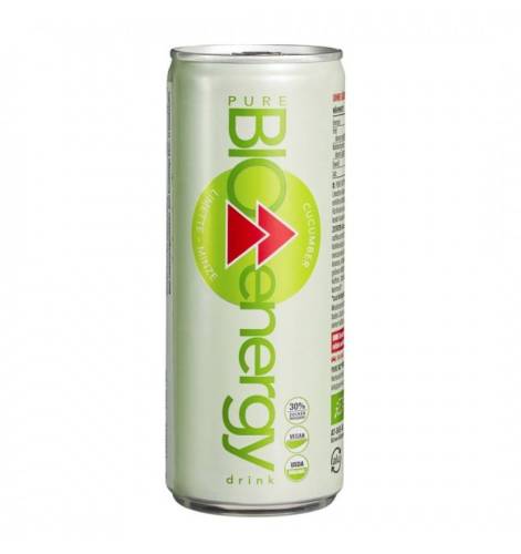 Bautura energizanta cu castravete, lime, menta,  eco-bio, 250 ml, PURE BIO